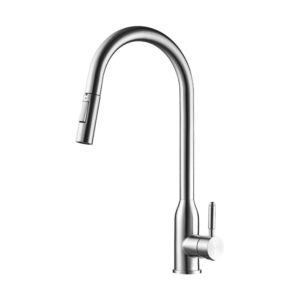 Pearl Jackson Brushed Stainless Steel Faucet