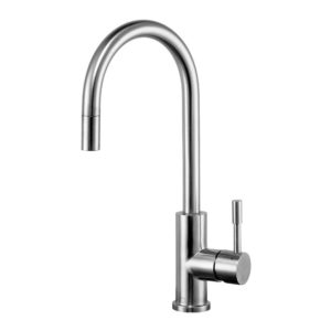 Pearl RUPERT Brushed Stainless Steel Faucet